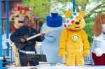 Mascots Storm Carfax Bandstand in Pudsey & Pals Party for Children in Need
